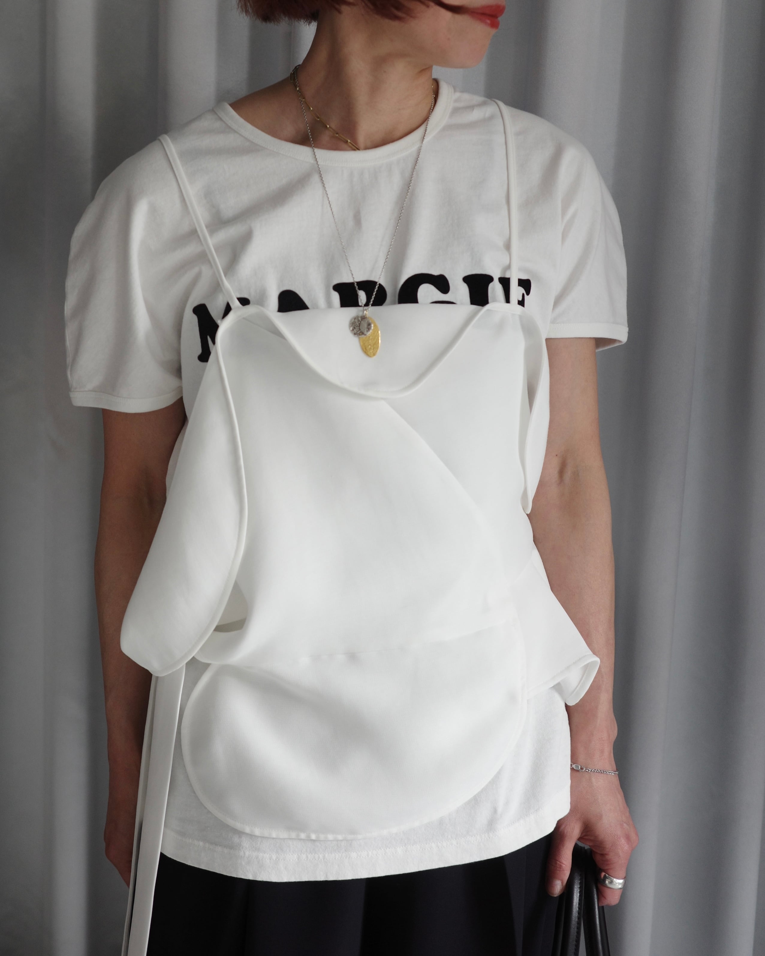 ENFOLD / ALIEN CAMISOLE VEST -WHT- | LA VILLA ROUGE