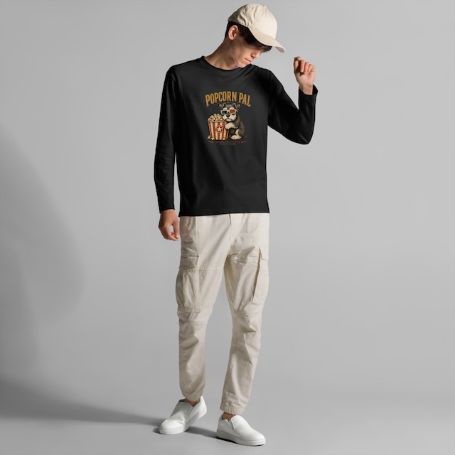 Popcorn Pal Long Sleeve Tee S0069