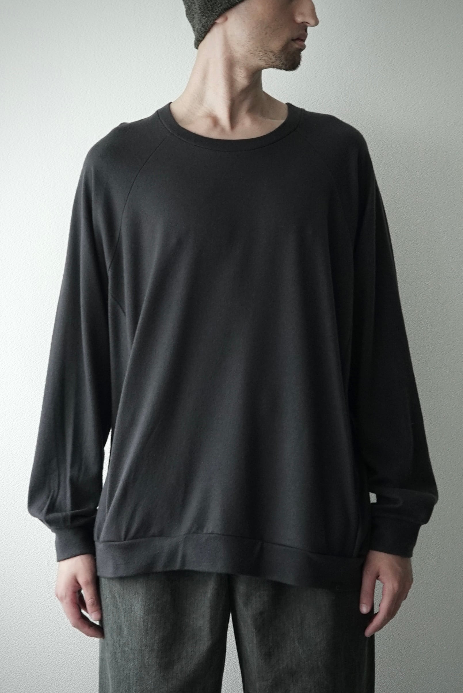 Super140s Washable Wool MW_Jersey / Wool Sweat ver2025 (CARBON GRAY)