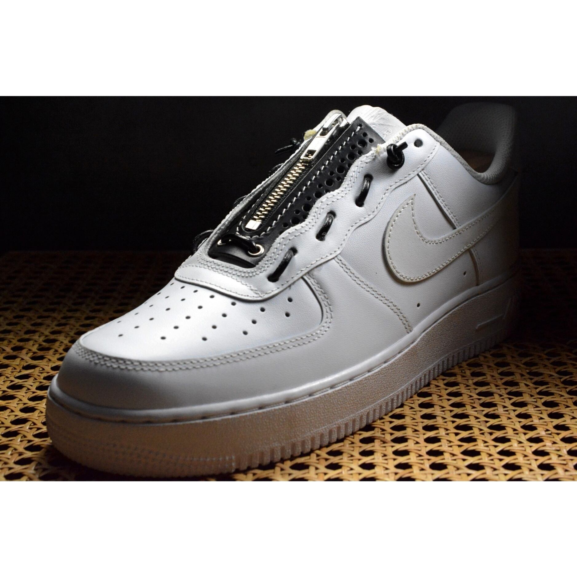 Sneaker Custom Brogue Zipper Unit Black 