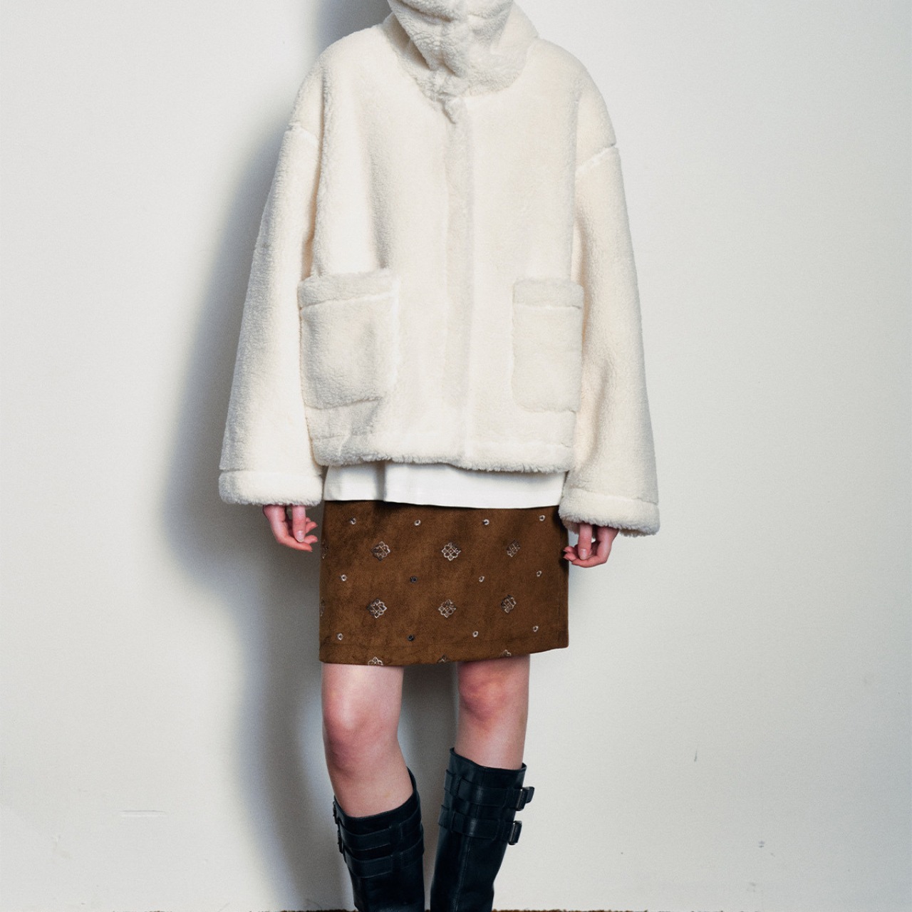 Midi Length Tight Skirt  T4108