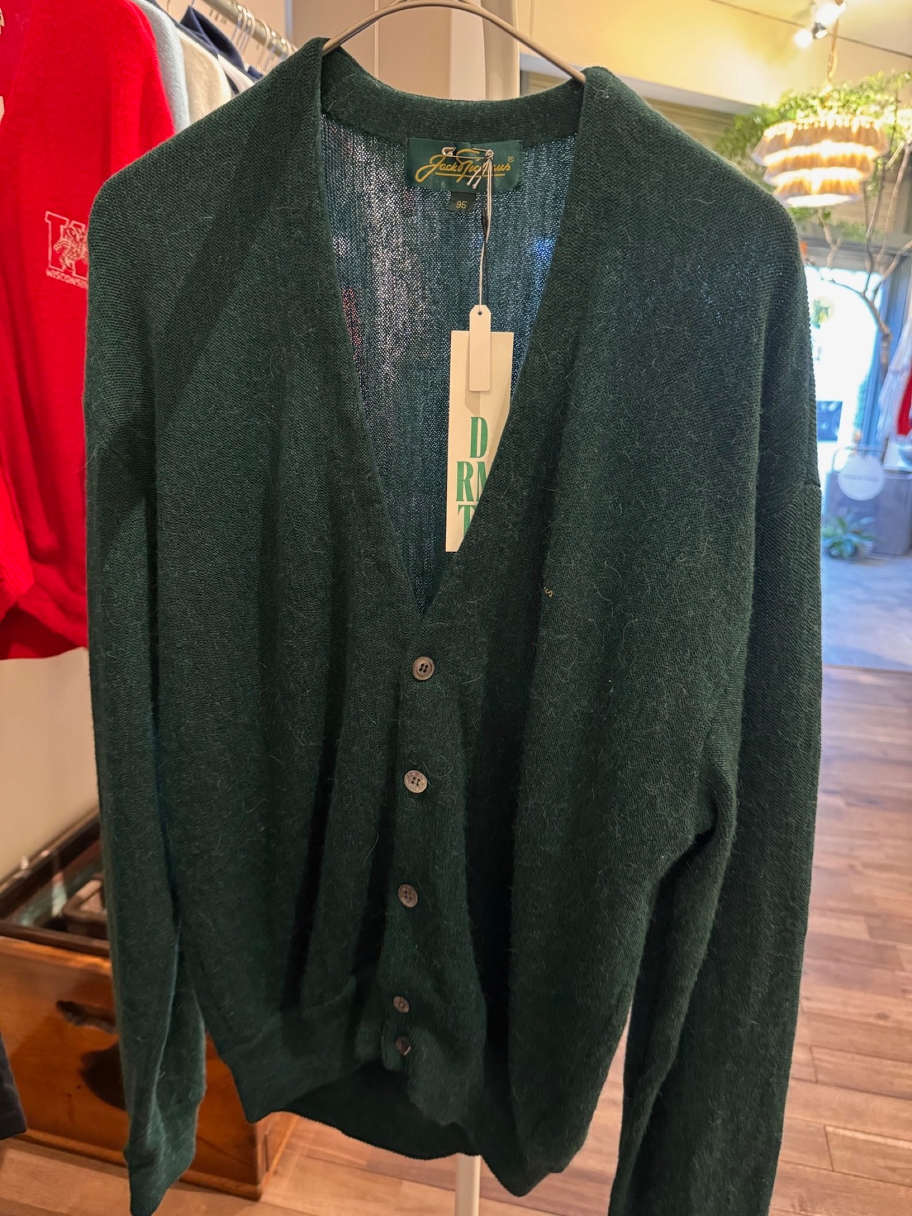 Jack Nicklaus グリーンカーディガン