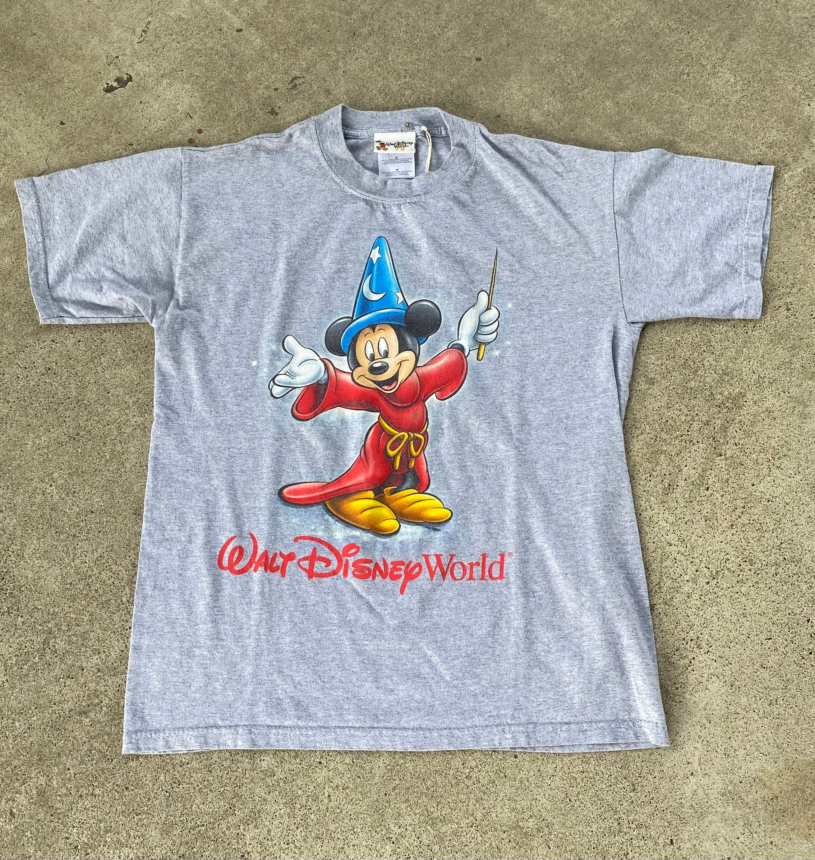 00's】Disney Mickey Fantasia Tシャツ Walt Disney World ミッキー