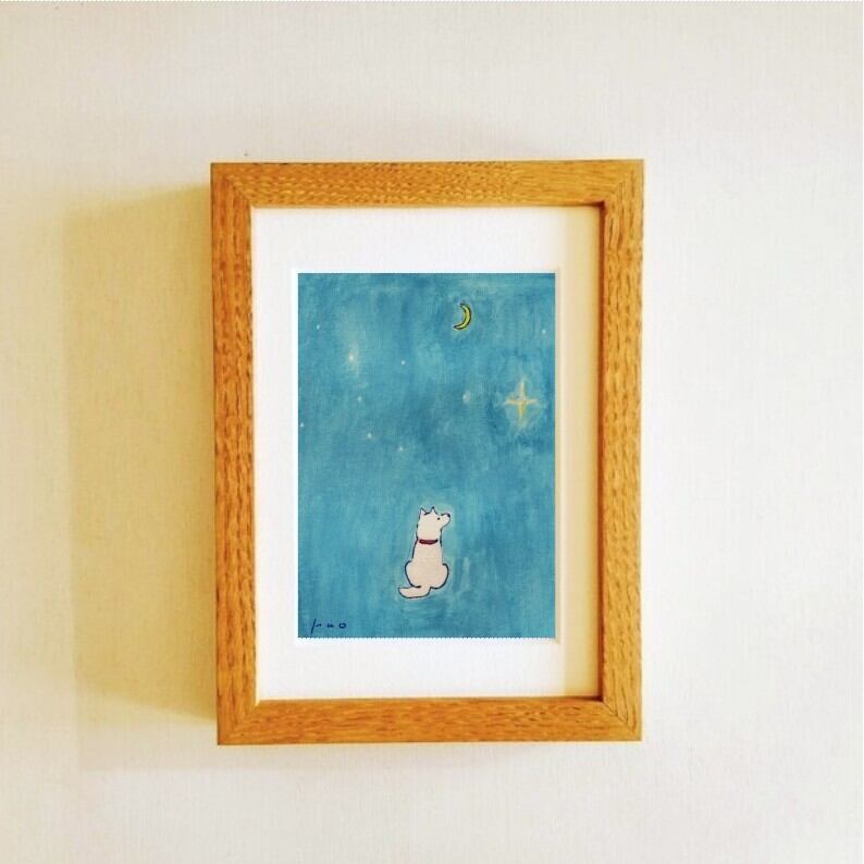 プルメリアの絵画 木製フレーム プルメリア 原画 ※木製額縁入り(2Lサイズ）花の絵・イラスト