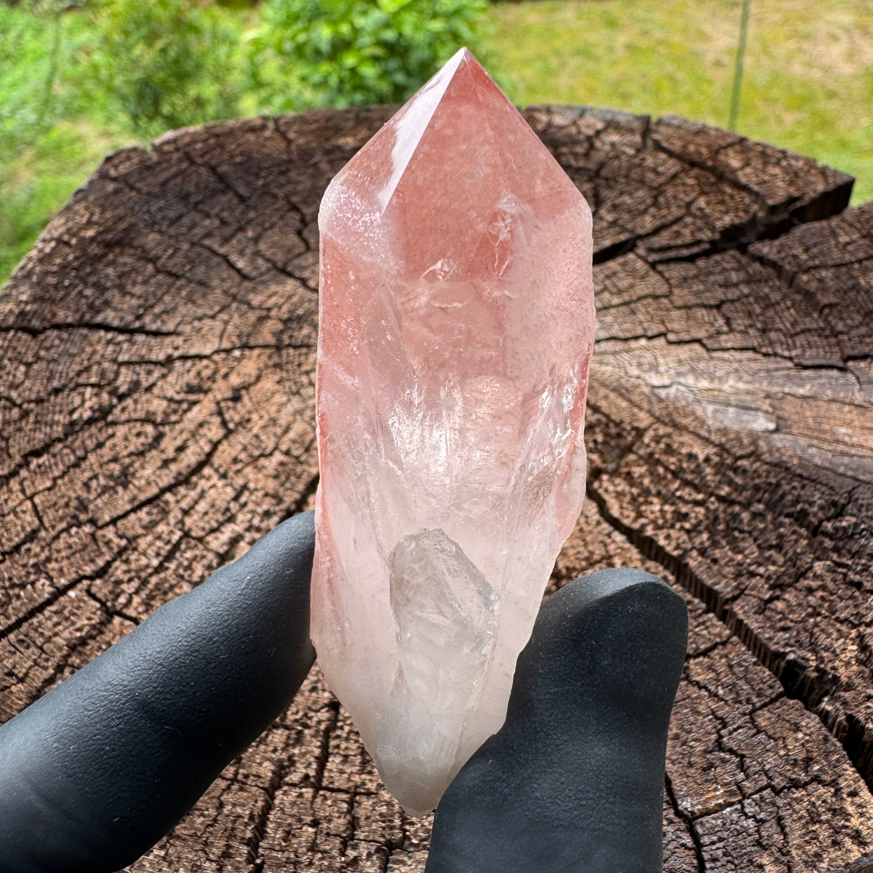 希少 ピンク レムリアンシードクリスタル 2個セット ピンクレムリアンシードクリスタル - 天然石パワーストーンANGELICA