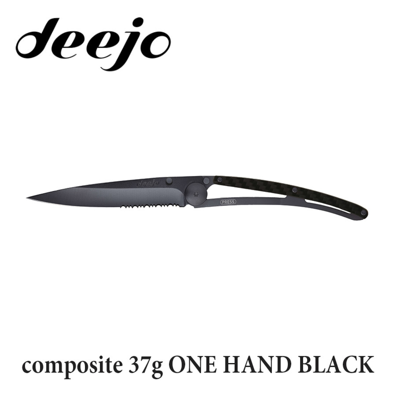Deejo(ディージョ)　composite 37g ONE HAND 折りたたみ ポケットナイフ