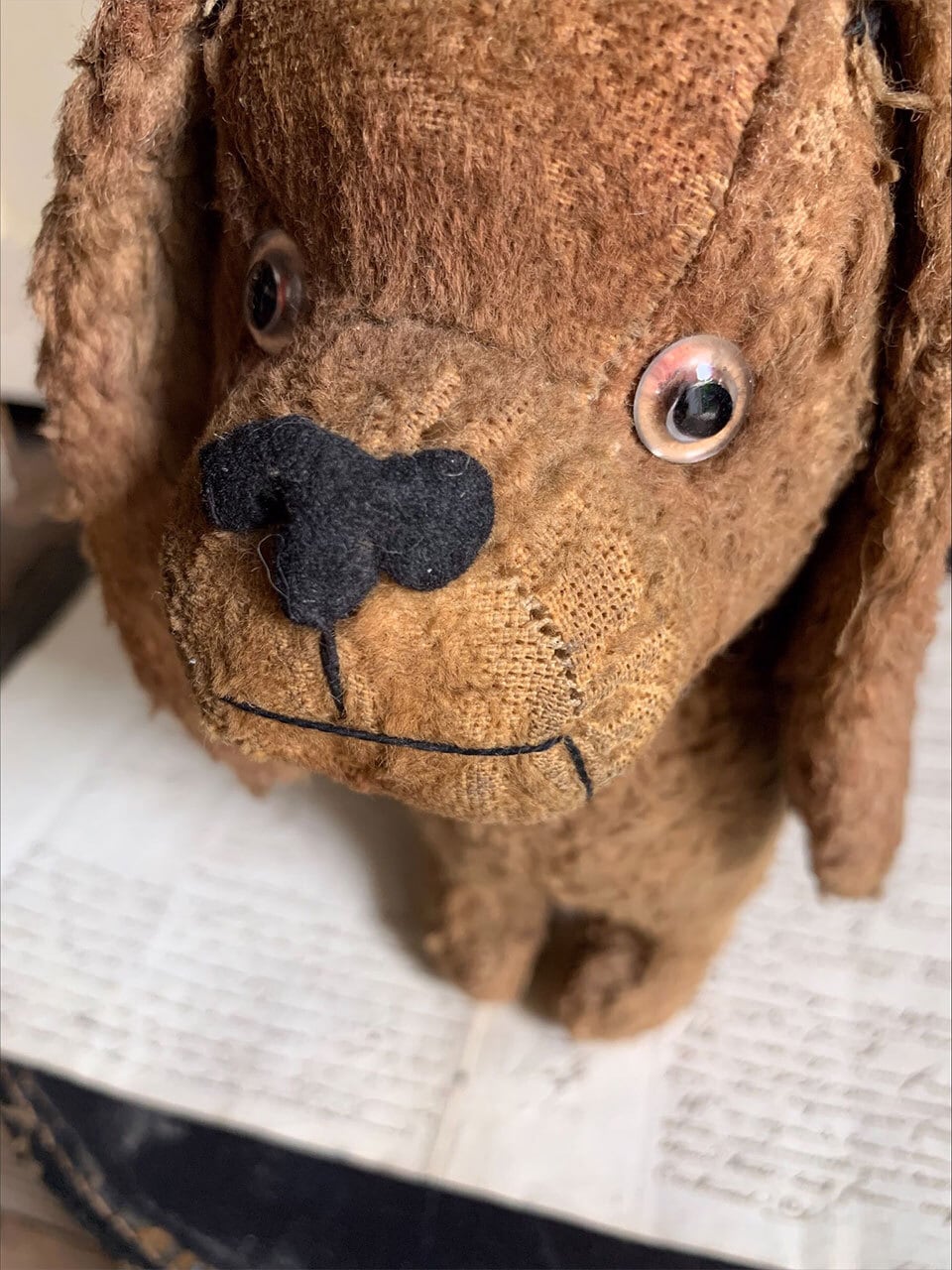 犬のぬいぐるみ ダックスフンド | Brocante de La Cocotte （フランス