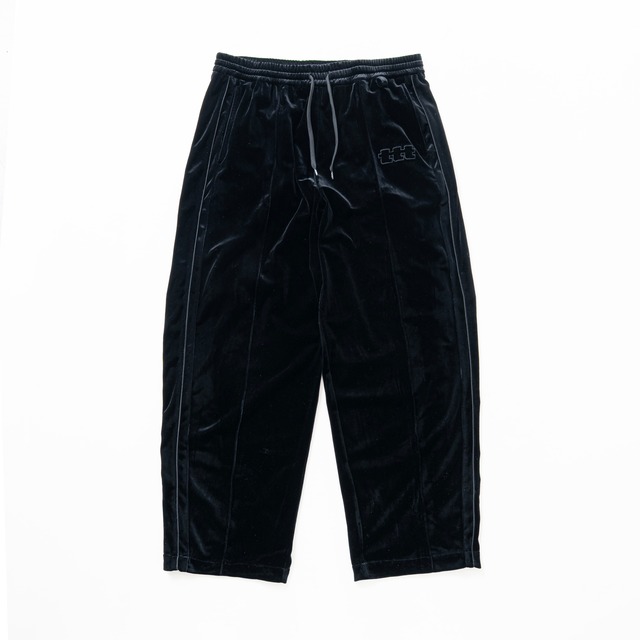 Velours track pants（BLACK）