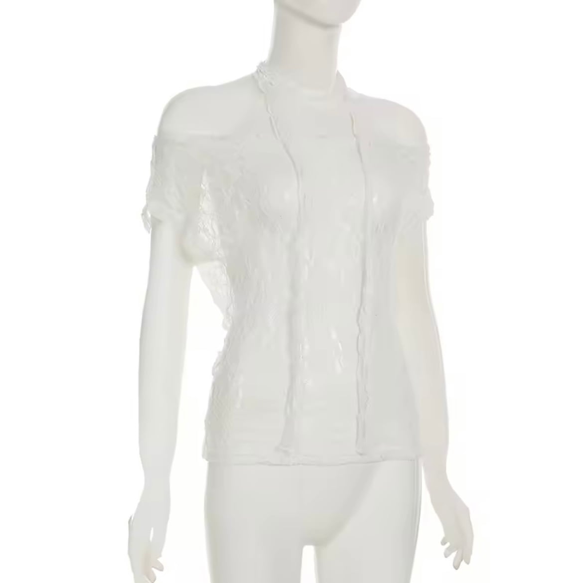 romantic lace choker tops