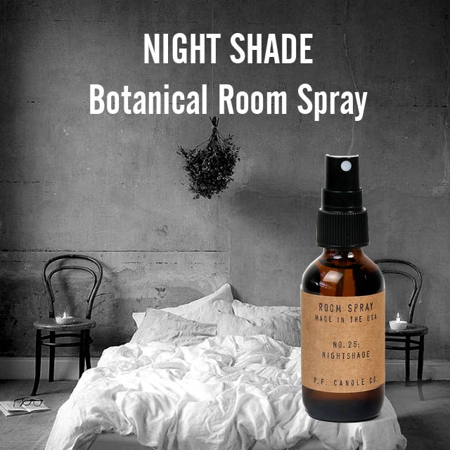 ルームスプレー　小　ナイトシェード スモーキー＆スパイシーな甘さは夜におすすめの香りBotanical Room Spray25-NIGHTSHADE