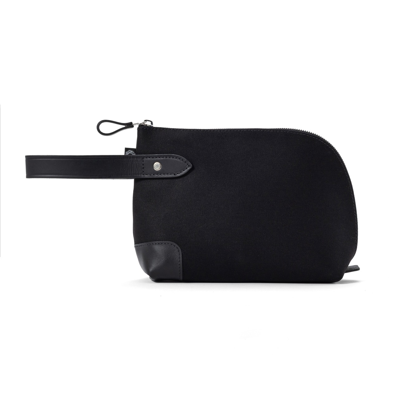 ZIPPED POUCH 3rd / DALBY CANVAS  BLACK - 4