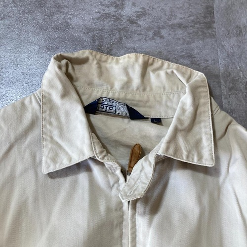 90s Ralph Lauren ワンポイント刺繍 スイングトップ 無地 ポルトガル製 L jacket 詳細写真3