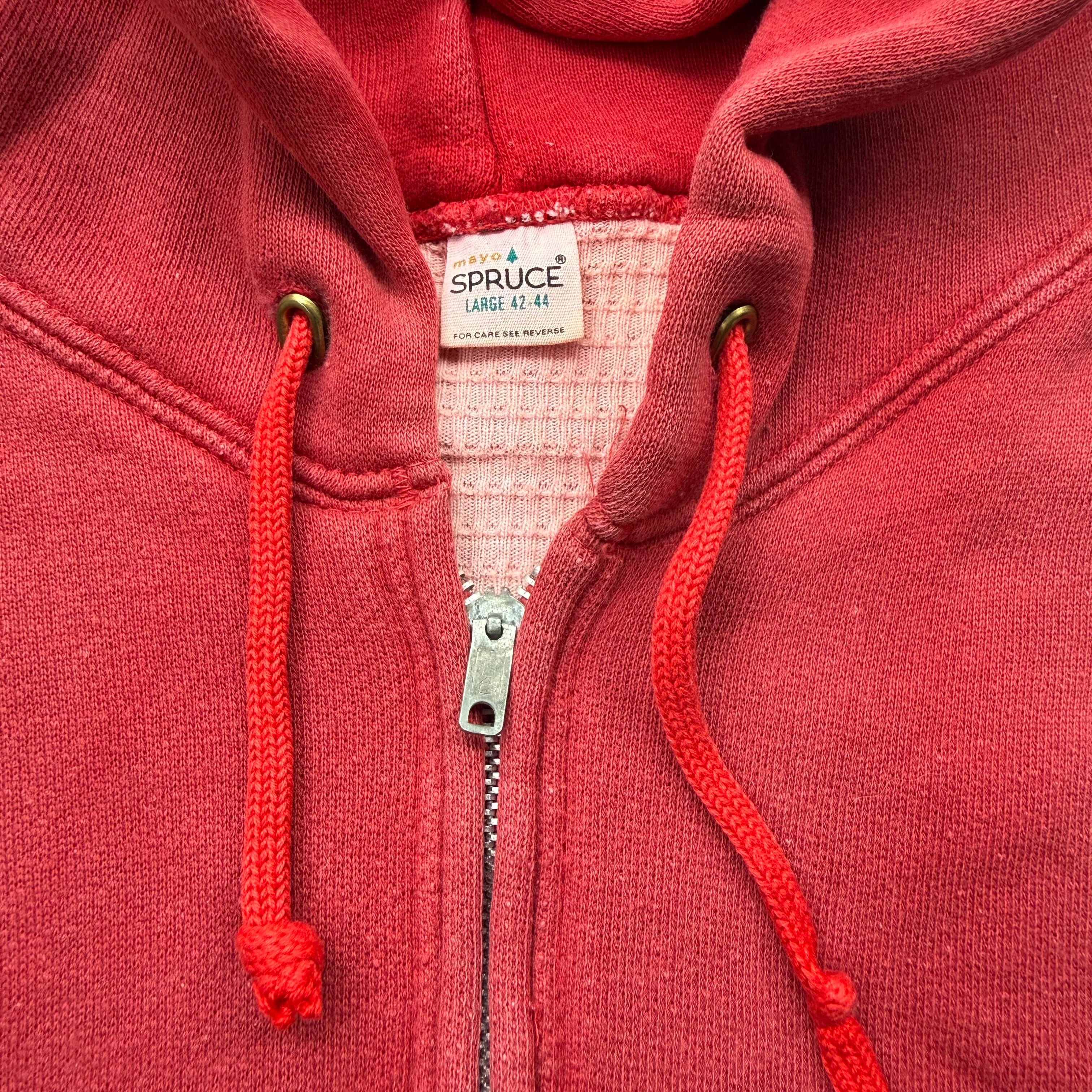 60's Vintage “MAYO SPRUCE” Made in USA 裏サーマル Zip Up Sweat