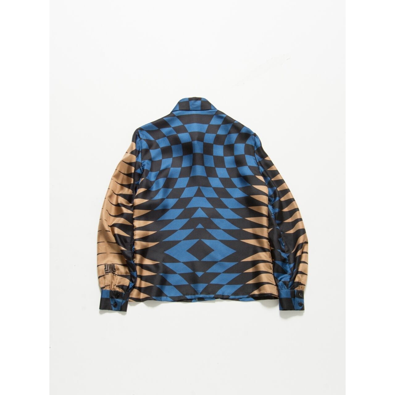 【LANVIN BOUTIQUE】Made in France silk shirt(フランス製 ランバンブティック シルクシャツ)8d