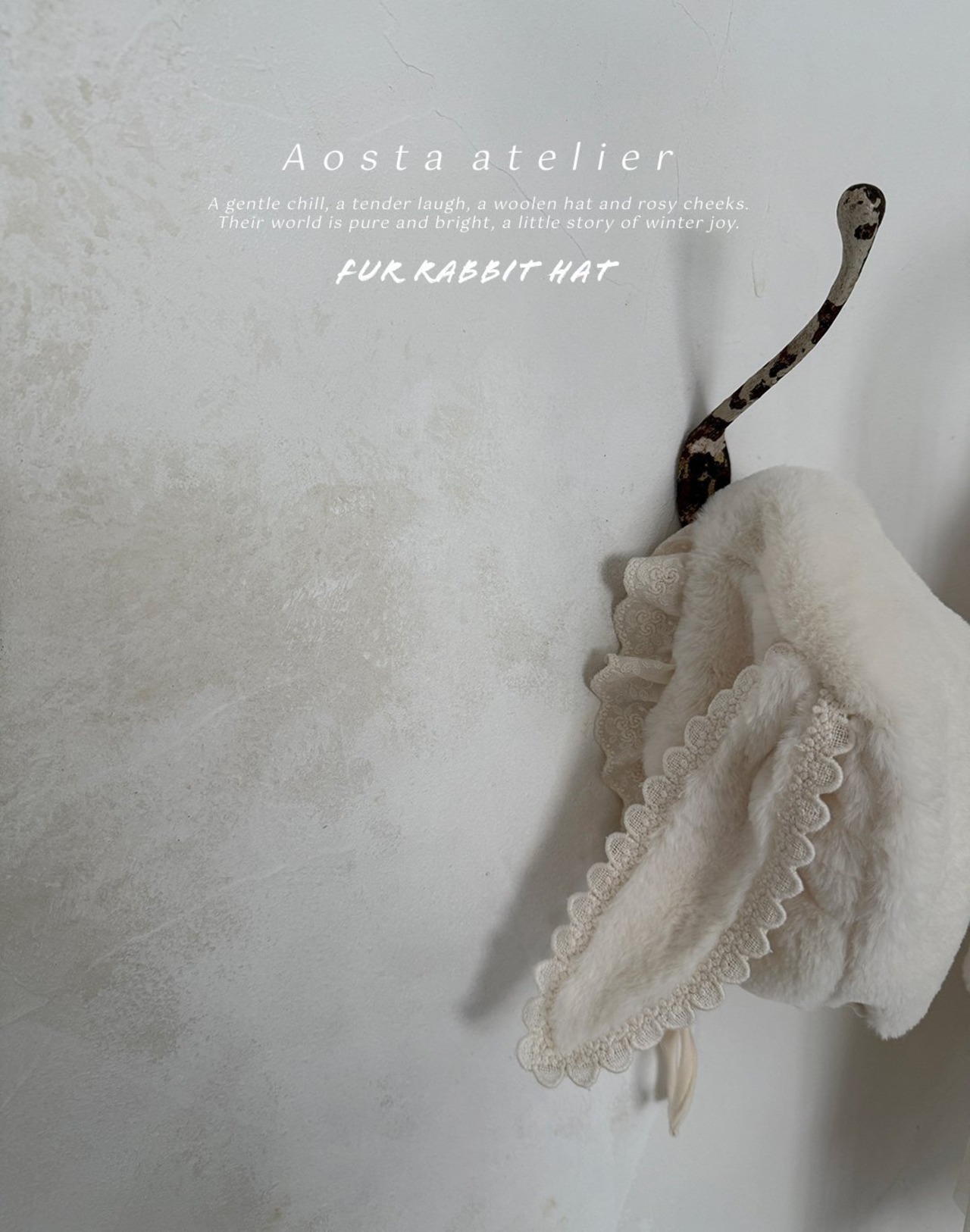 【Aosta】ファーラビットハット（フリーサイズ） 2025 WINTER 韓国子供服 - 20