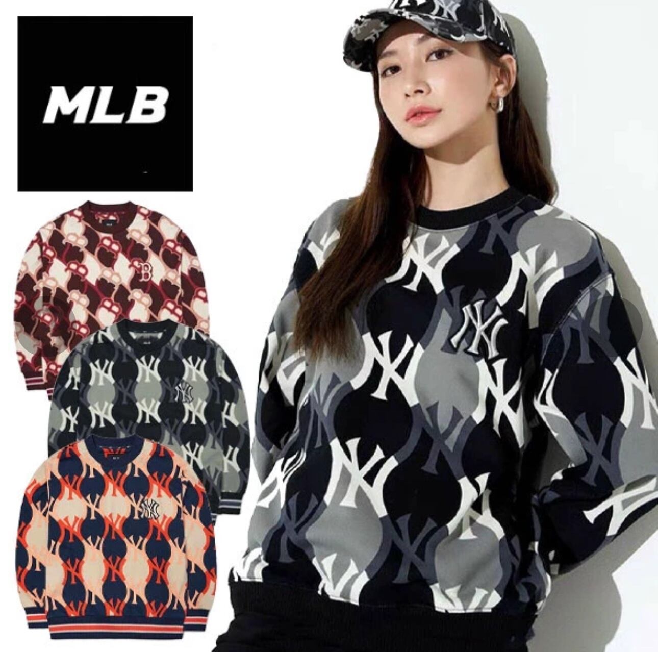 MLB ユニセックスクルースウェット¥19,800+tax(¥21780)