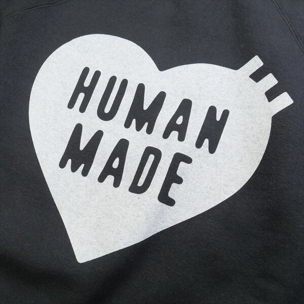 メンズ Human Made ハートロゴ クルーネックスウェット