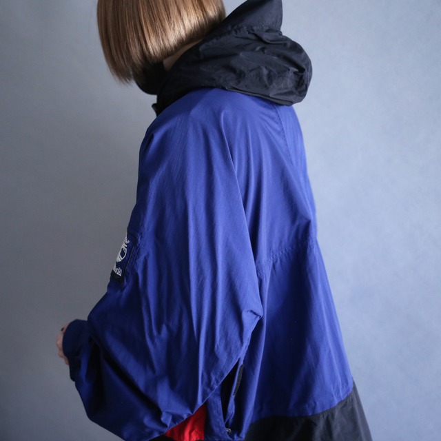 "TImberland"  good coloring switching pattern anorak parka