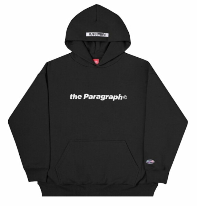 パラグラフ パーカー スウェット プルオーバー 長袖 ザ・パラグラフフーディー ブラック PARAGRAPH THE PARAGRAPH HOOD