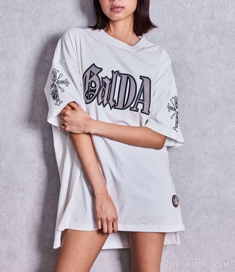 GYDA】GYDA×GALFY BACK LOGO BIG Tシャツ | MARKS by sourin