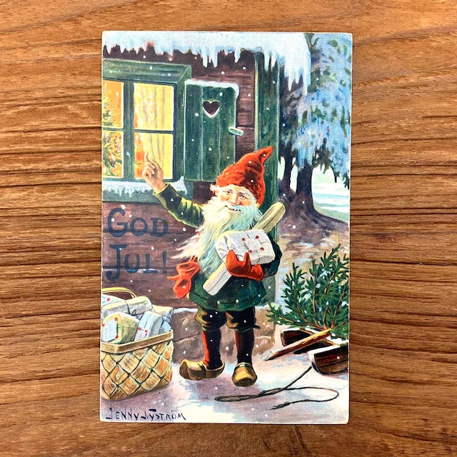 クリスマスカード「Jenny Nyström（イェニー・ニィストルム）」《221216-01》