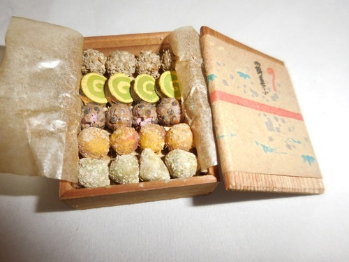 ミニュチア御菓子箱 miniature Japanese sweets box(fake)  
