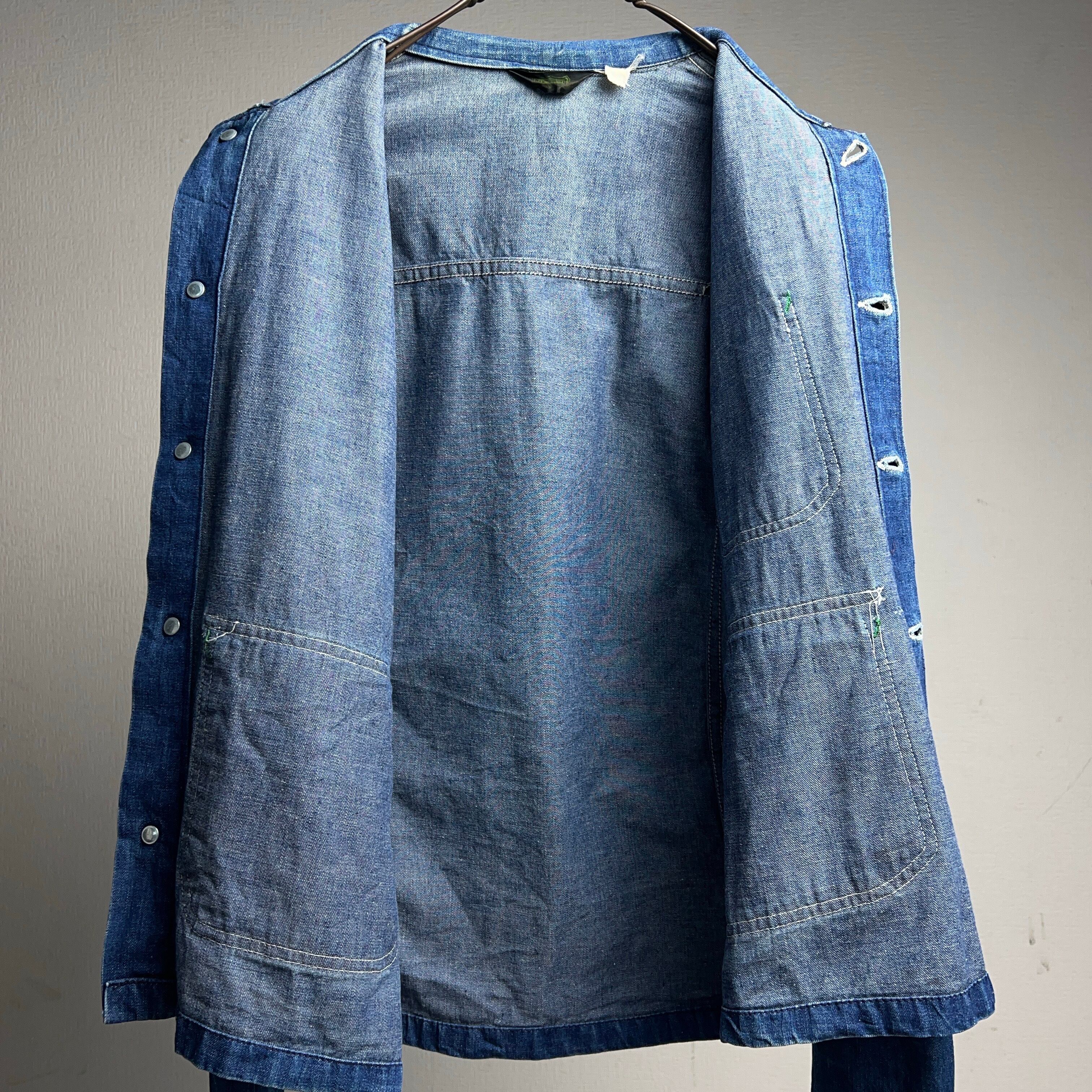 1960's~70's BIG SMITH DENIM ENGINEER JACKET 60年代 70年代 ビッグ 1960's~70's BIG SMITH DENIM ENGINEER JACKET 60年代 70年代 ビッグ