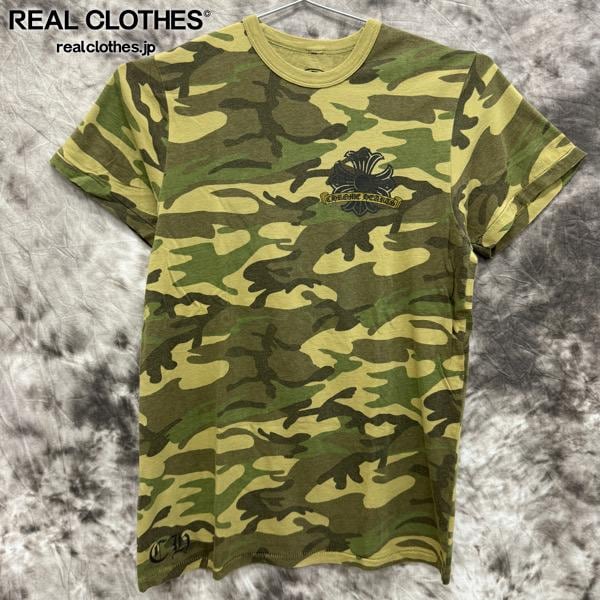 CHROME HEARTS/クロムハーツ CHクロス スクロールラベル カモ柄/迷彩