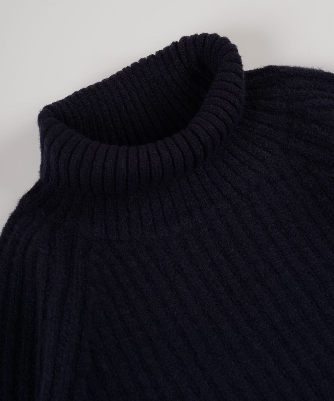 【#Re:room】PANEL BORDER TURTLE BIG KNIT ［REK115］