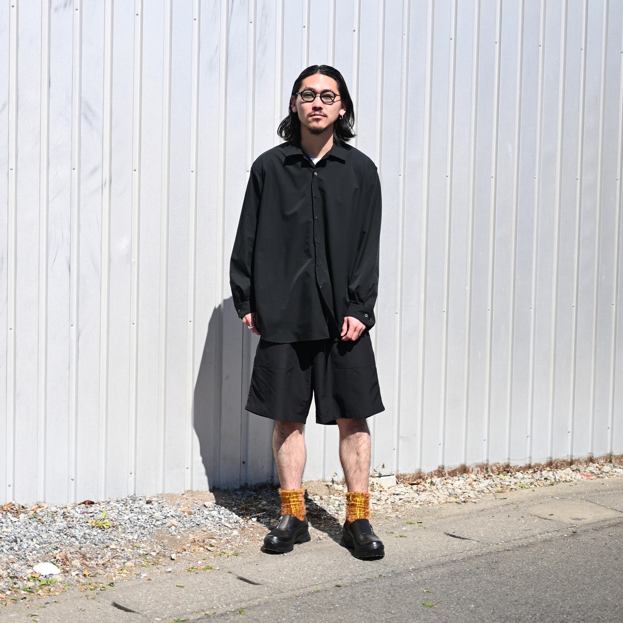 THE DAY / QUICK DRY STRETCH OPEN COLLAR SHIRT