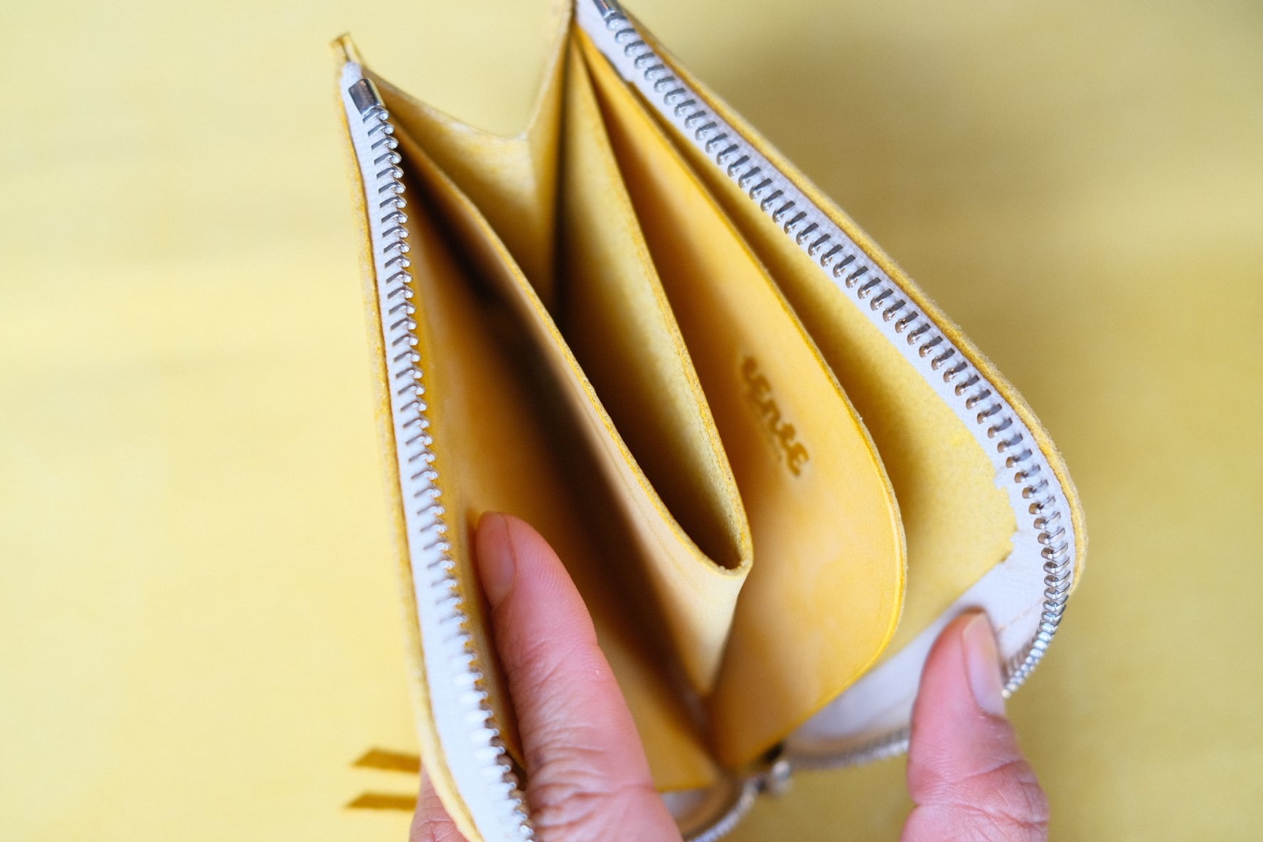 即納》zip wallet【lemon】 | TENTE Handcrafted
