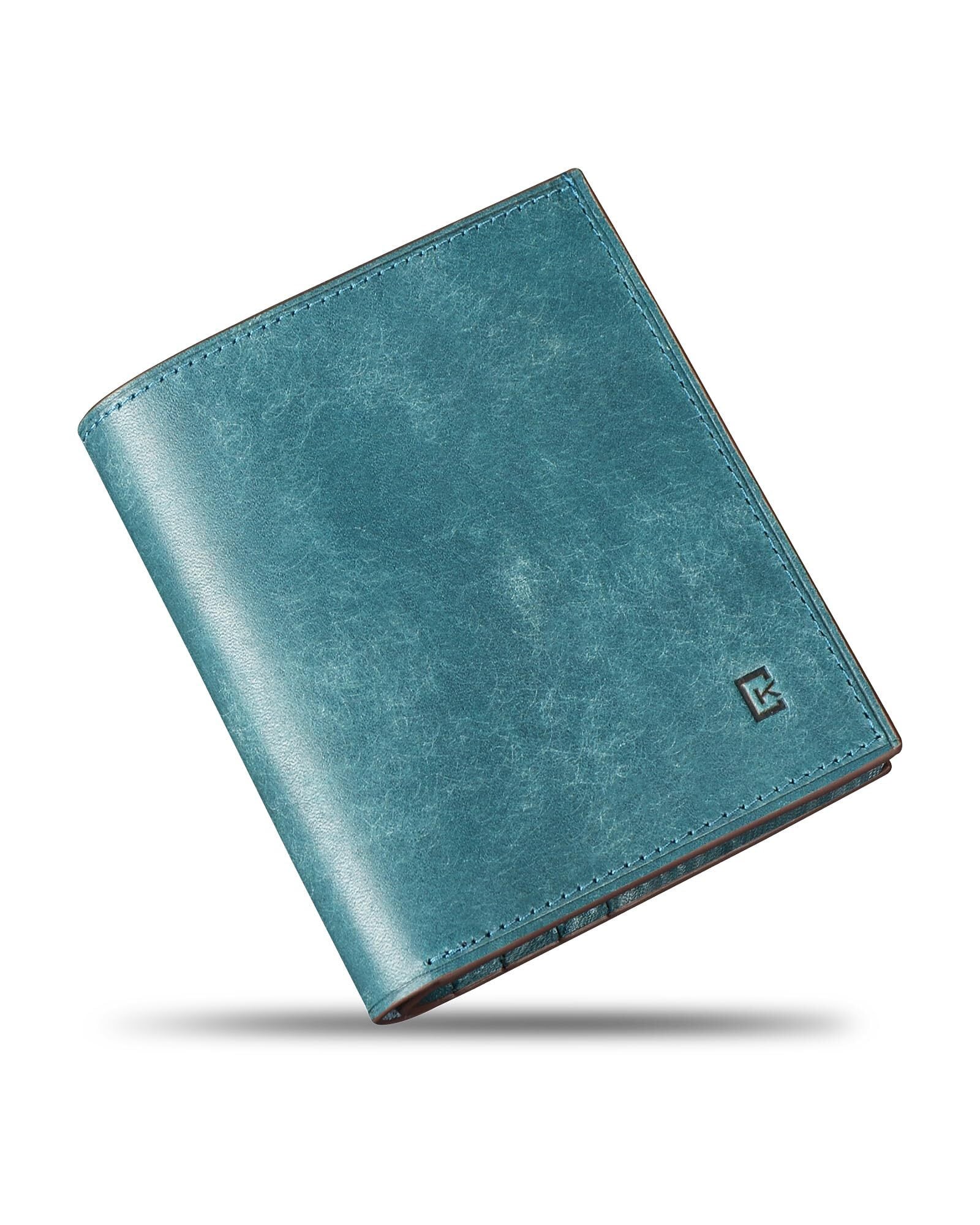 Kawaoto] 財布 メンズ 2つ折り プエブロレザー 本革 日本製 二つ折り