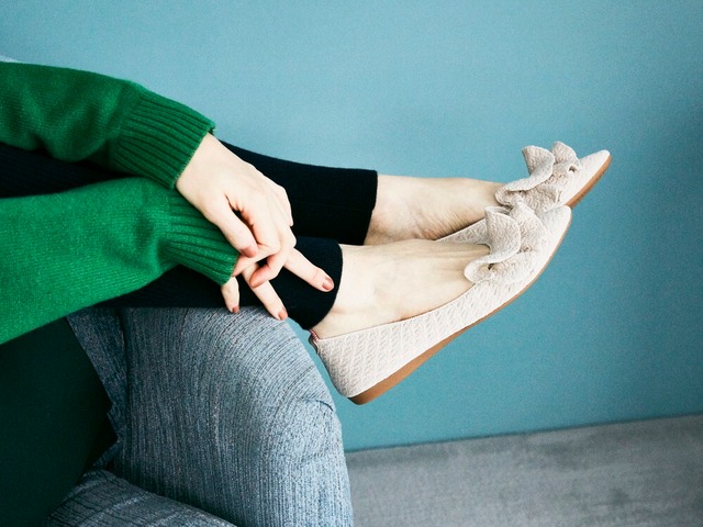 pointed-FRIN / BEIGE