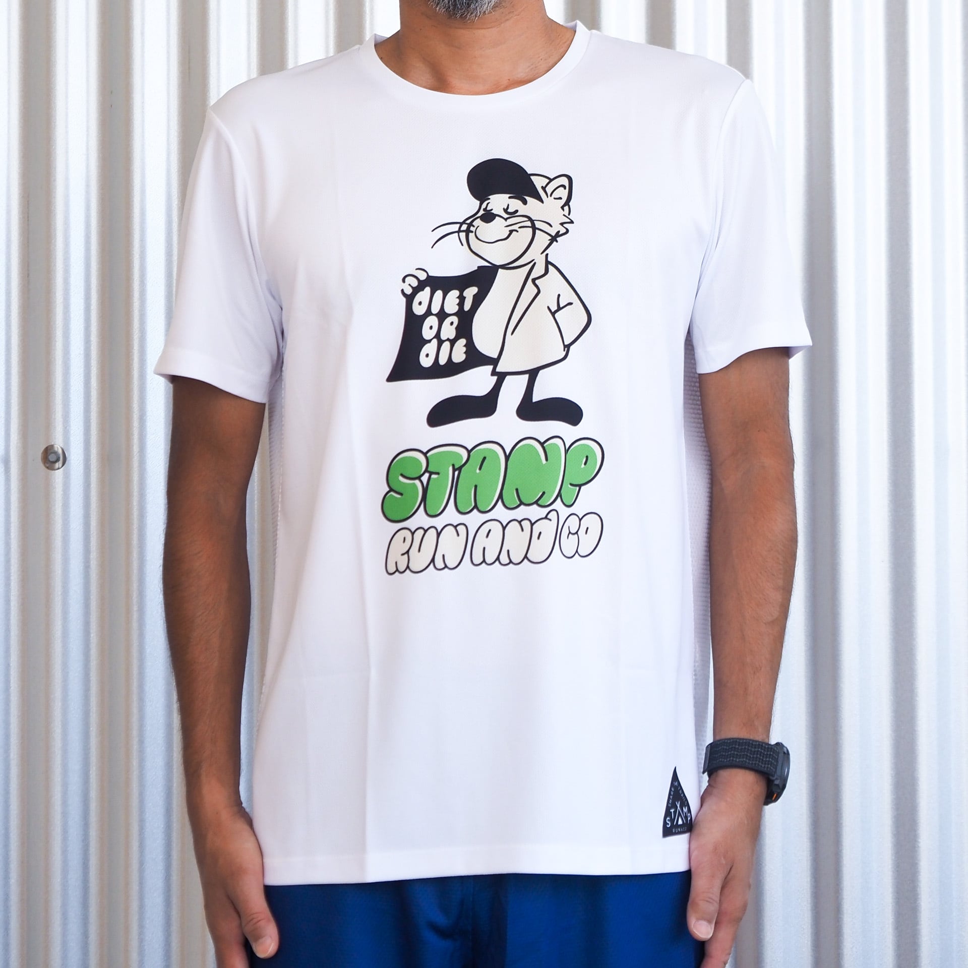 STAMP RUN & CO｜STAMP GRAPHIC RUN TEE (DIET OR DIE) | Run Ride Point