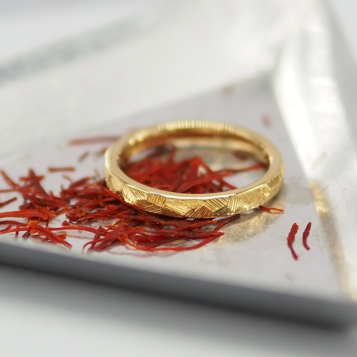 saffron ring -K18YG | Spice Jewelry