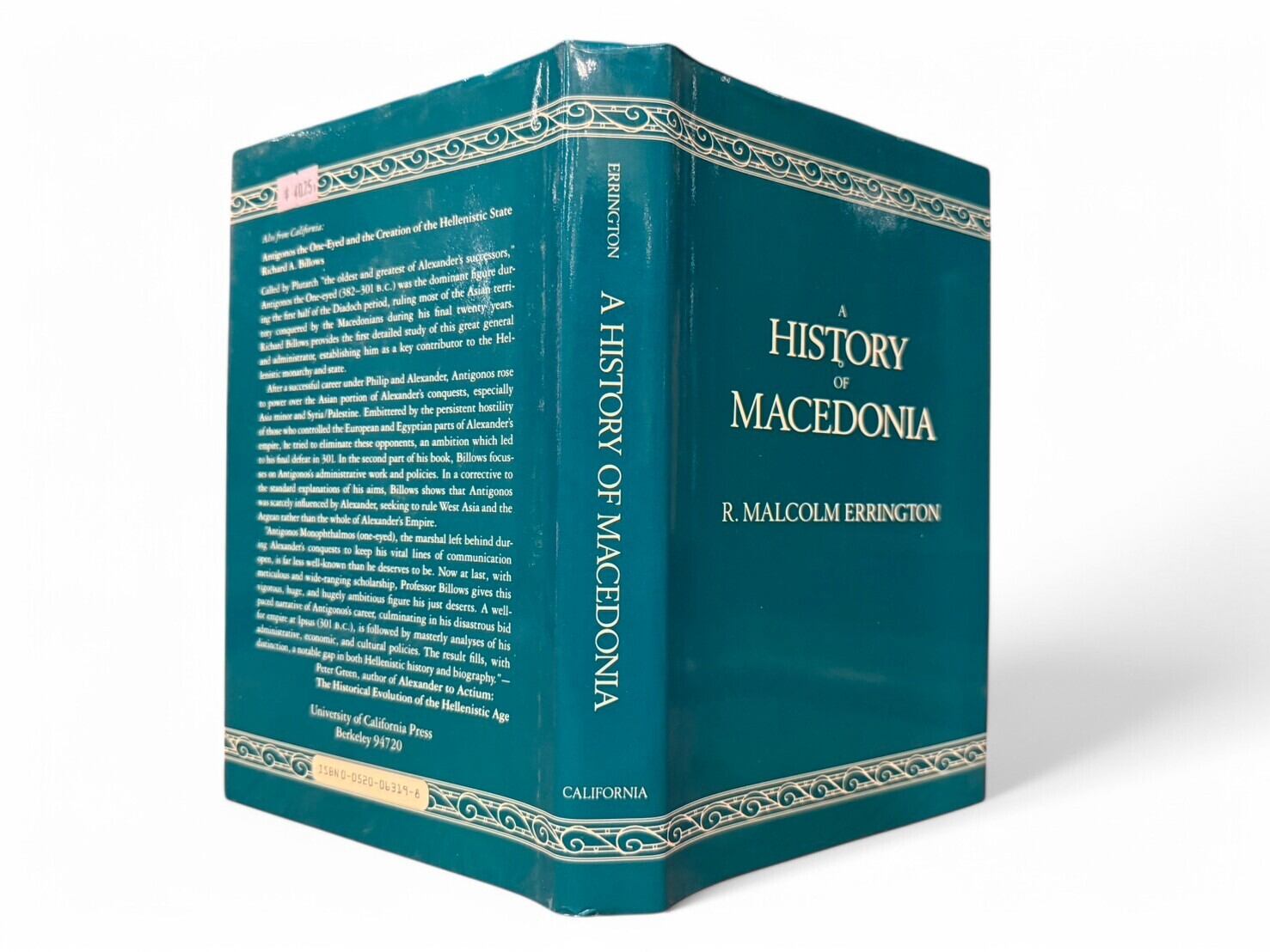 【SH033】【FIRST EDITION】A History of Macedonia(1990) /Robert Malcolm Errington