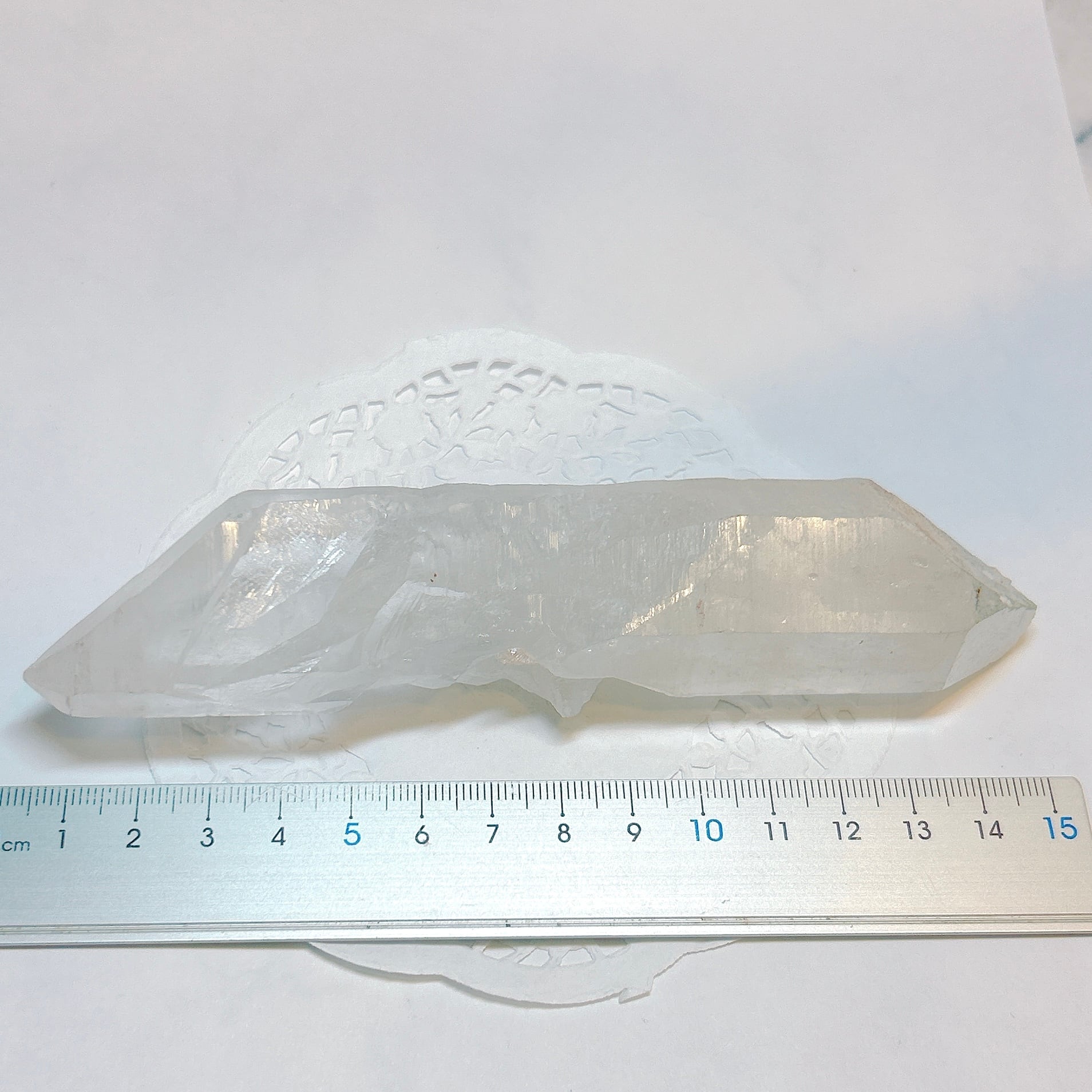 E18091】セルフヒールド 両錐 水晶 クォーツ ヒマラヤ水晶 ヒマラヤ産