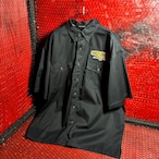 Harley-Davidson ワークシャツ 半袖 ワンポイント刺繍 ハーレー