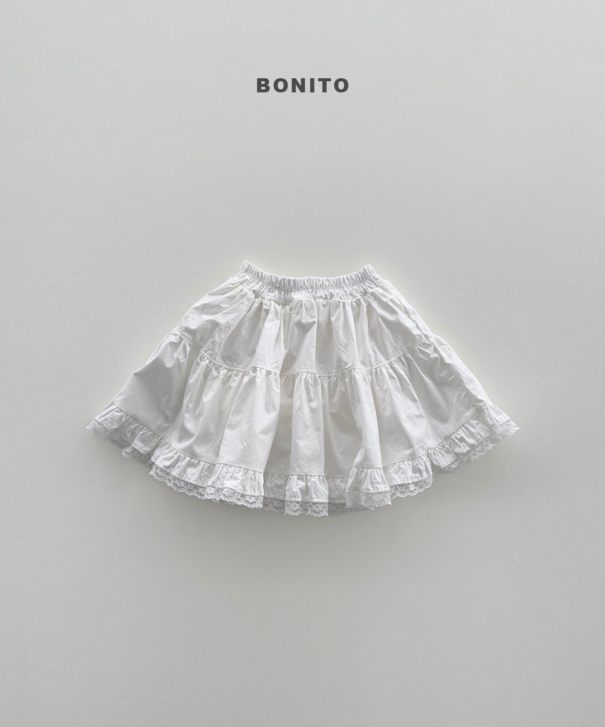 《予約》送料無料【BONITO】Lace Half Skirt