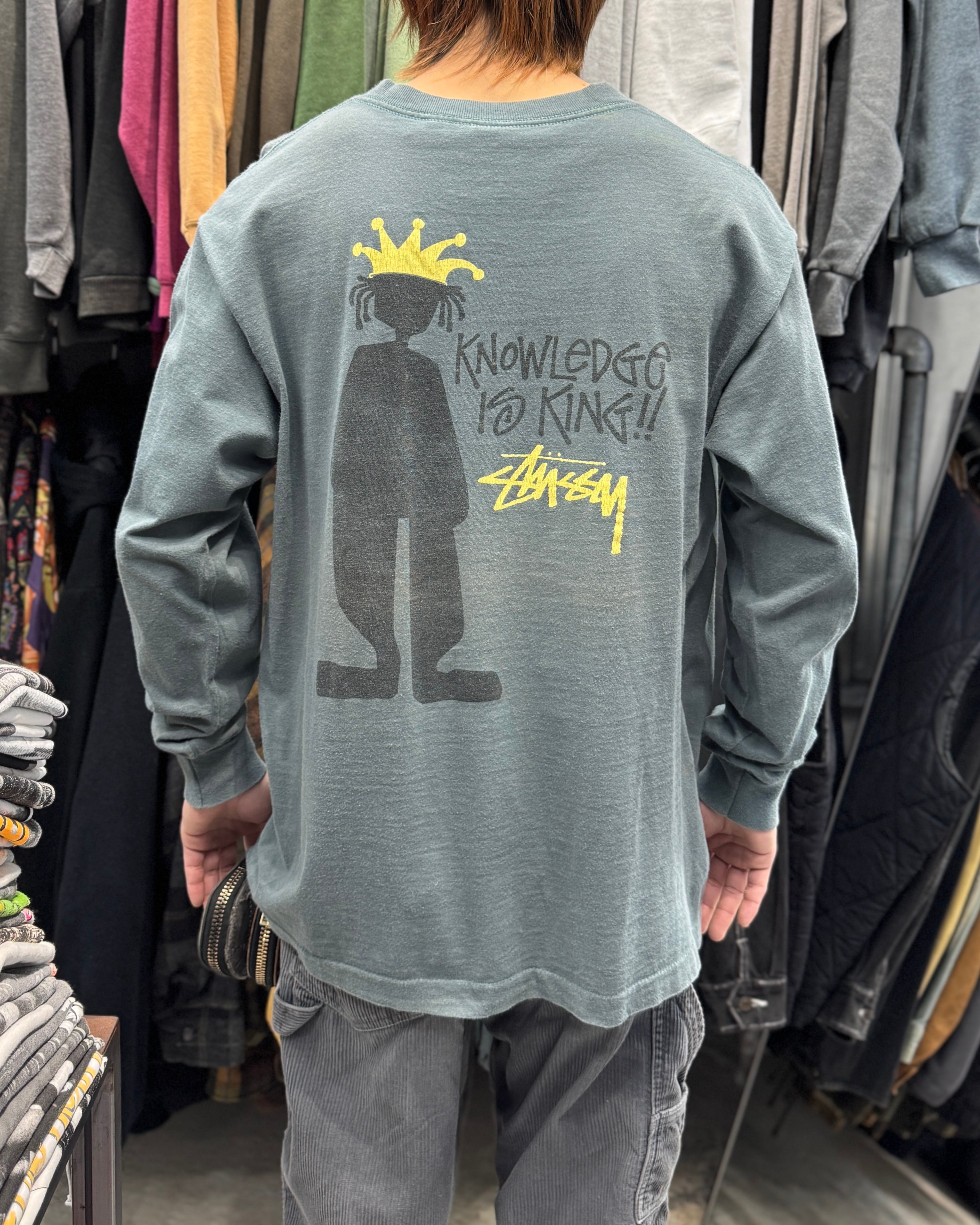 80's~90's old stussy Mock Neck Sweat “黒タグ” 【高円寺本店 80's~90's old stussy Mock Neck Sweat “黒タグ” 【高円寺本店