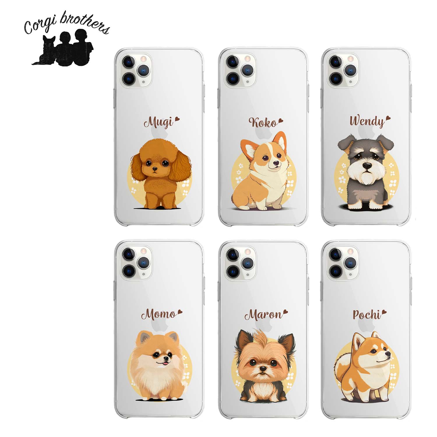 フレンチブルドッグ 2023新デザイン！】 スマホケース クリアソフト