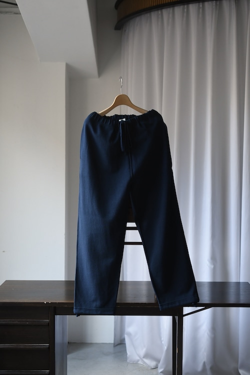HERILL / Silk deadstock Sweatpants (Navy)