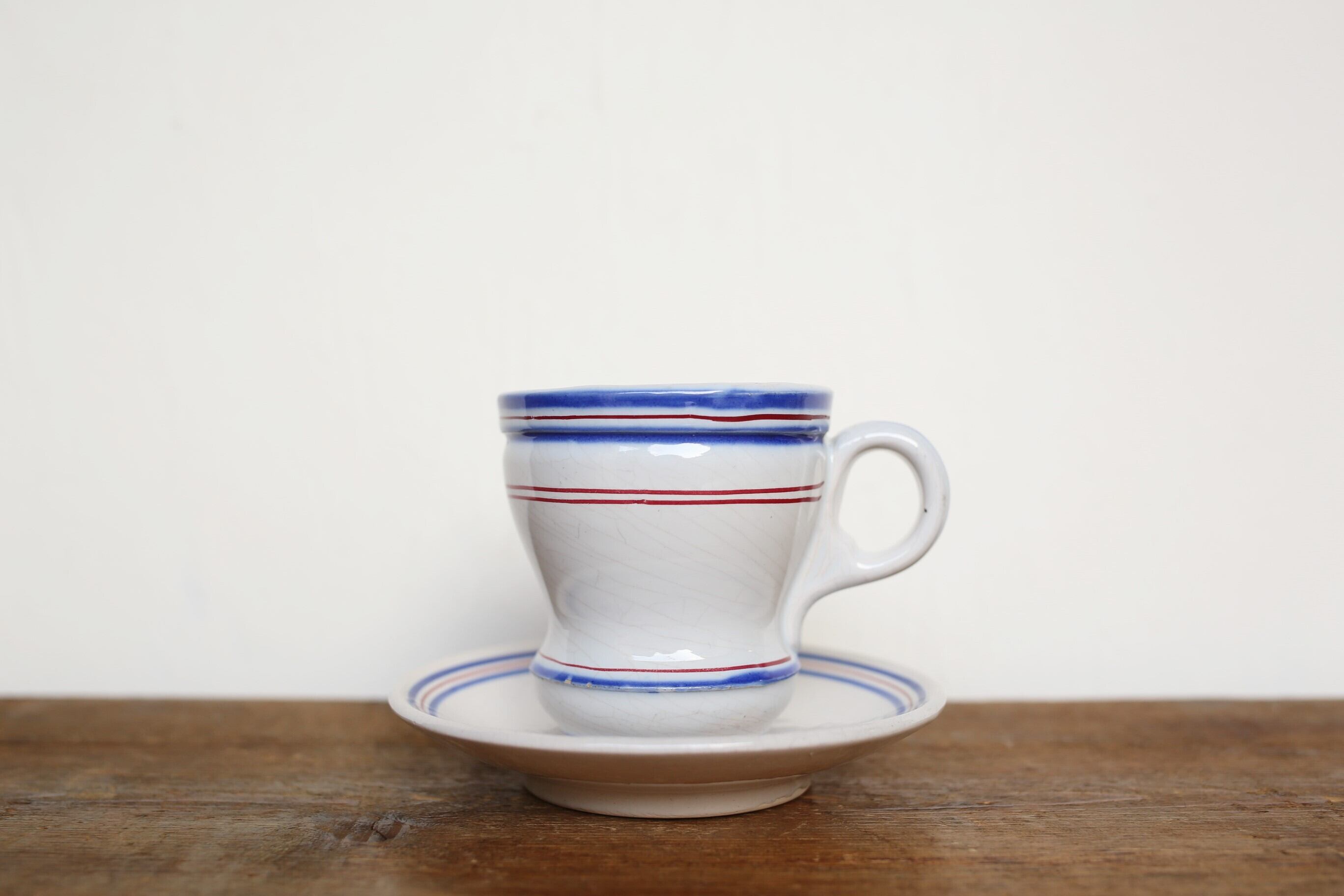 フランス アンティーク ヴィンテージ ブリュロ brûlot カップ&ソーサー N-02659