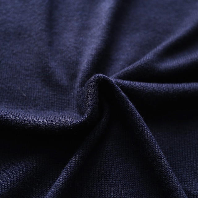 patchwork and 3D knit design half-zip sweater