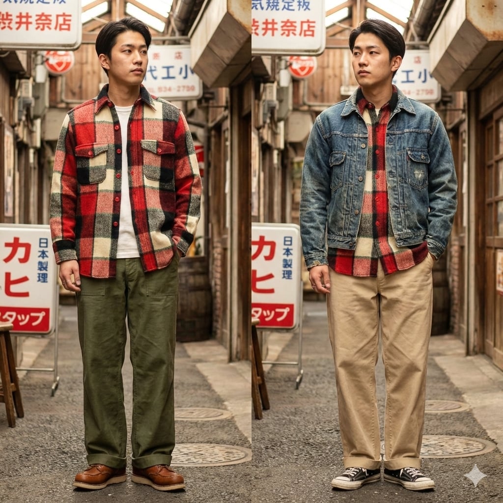貴重な70年代ヴィンテージ】WOOLRICH ウールリッチ CPO チェックシャツ