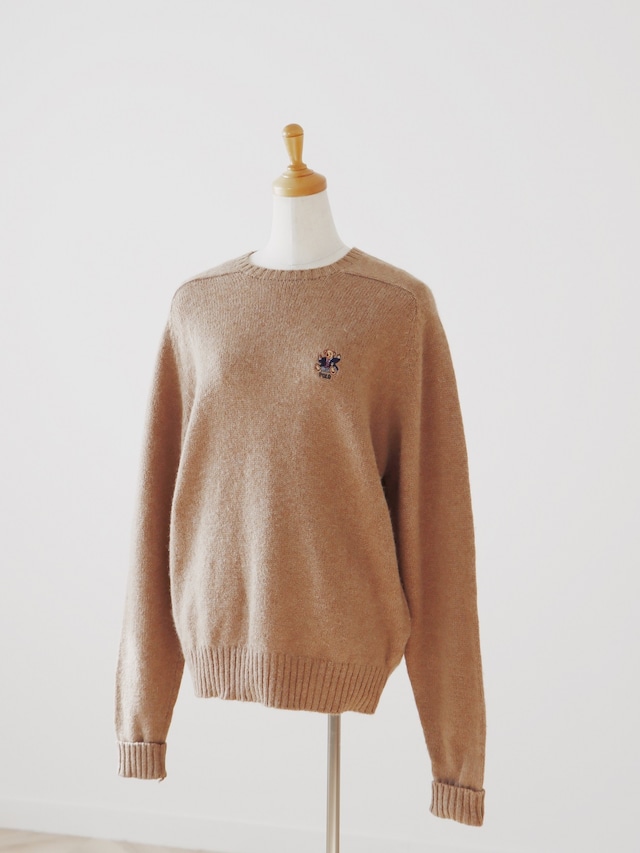 POLO Ralph Lauren BEAR embroidery sweater(brown)