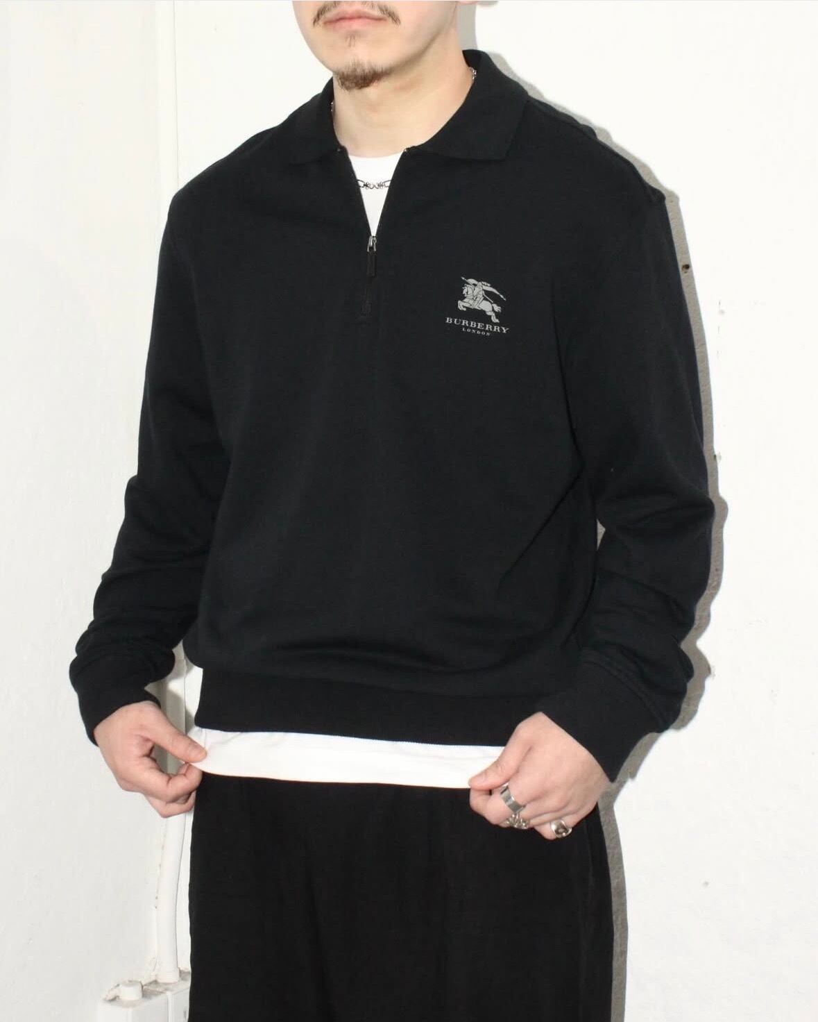 2006AW BURBERRY Half-zip Sweat Shirt