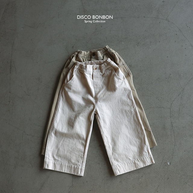 【取寄】disco bonbon|tailor pants|テーラーパンツ|XS-XL|kids|26 spring