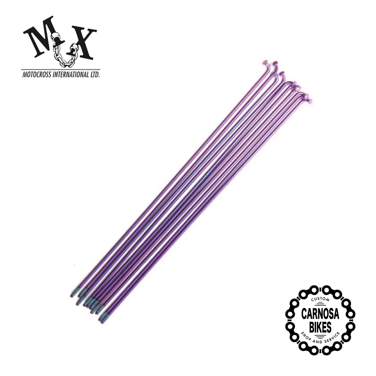 MX International】TITANIUM SPOKE [チタニウム スポーク] 10本セット