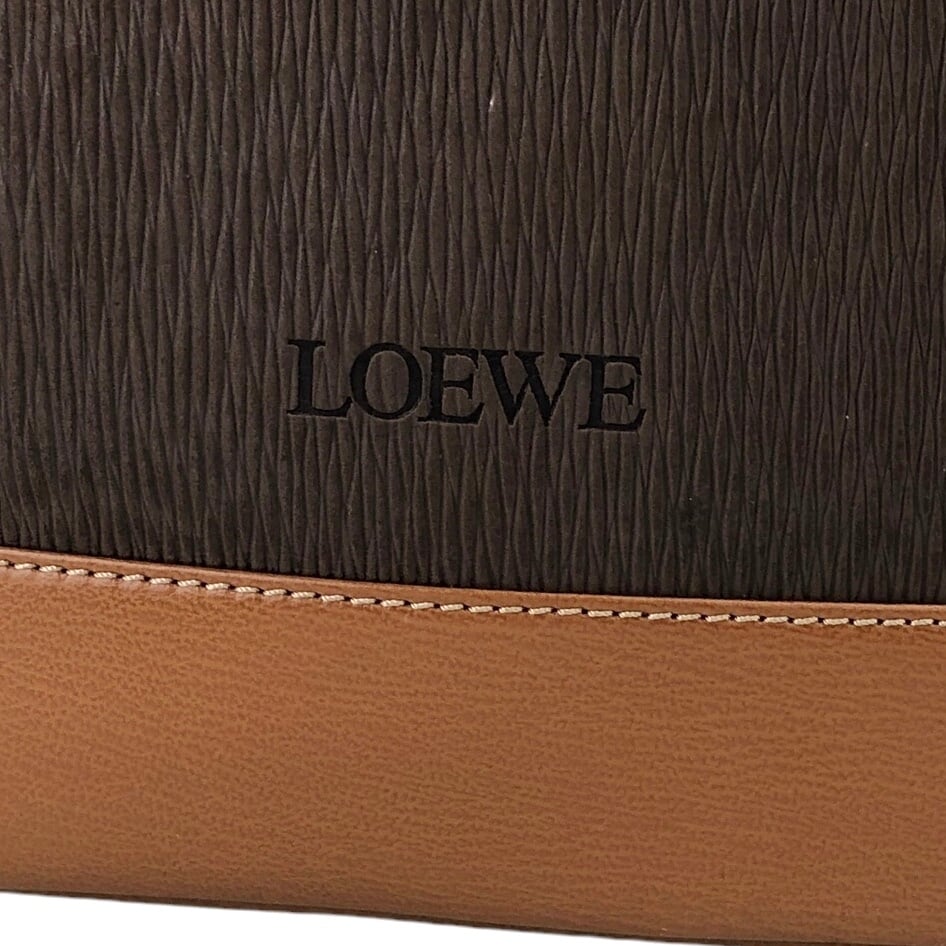 LOEWE ロエベ ベラスケス トートバッグ ブラウン レザー vintage